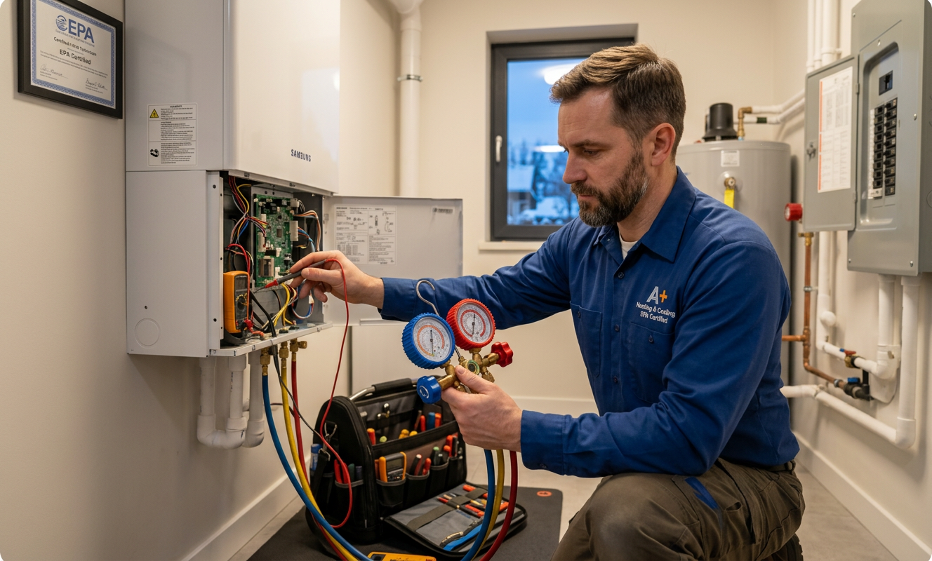 Soojuspumba hooldus tehniku poolt