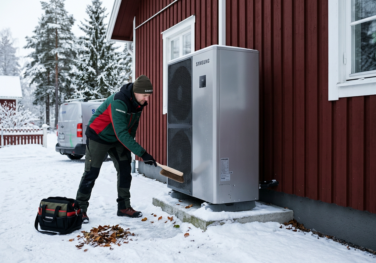 Soojuspumba välisosa hooldus